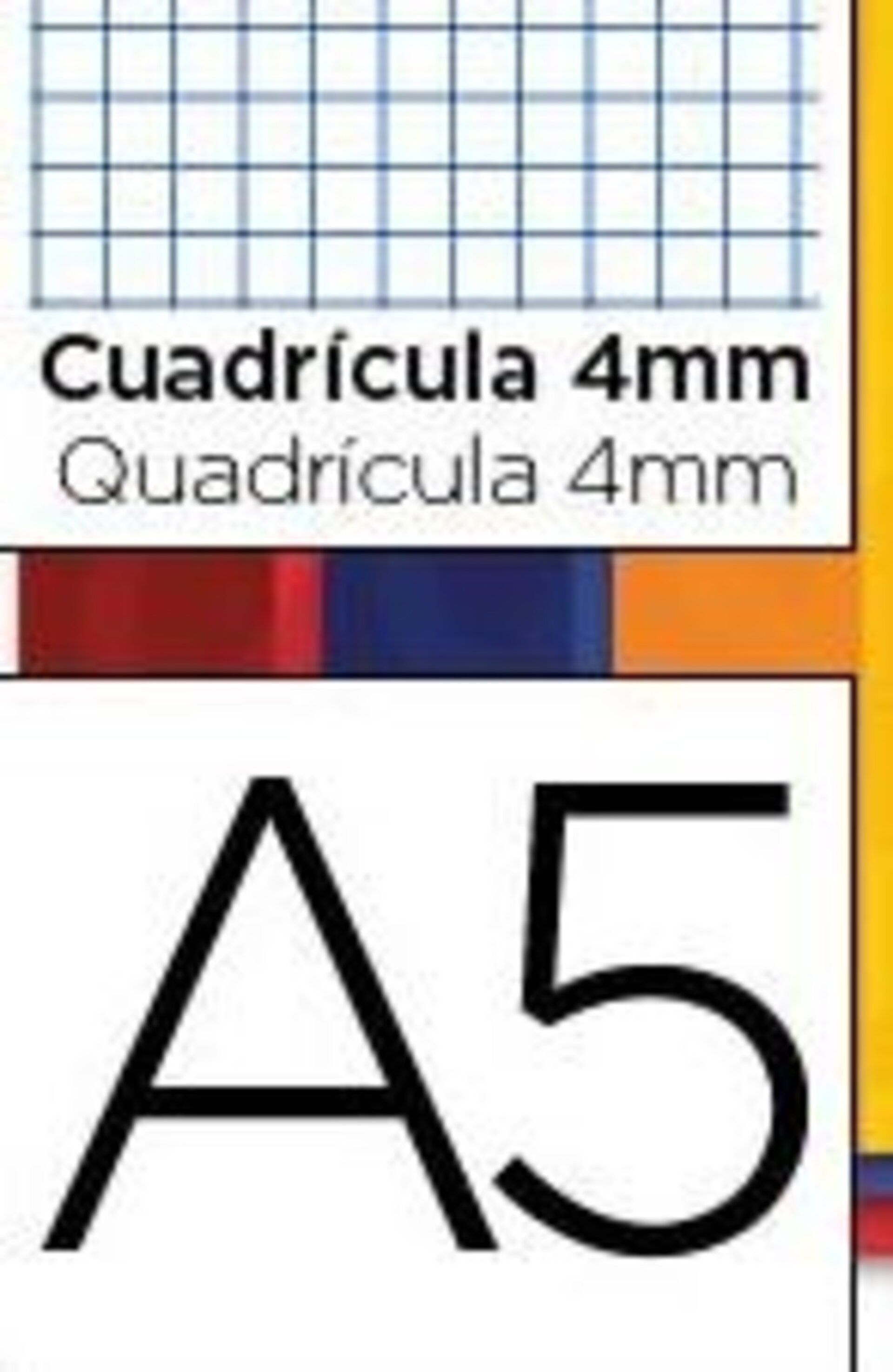 CUADERNO A5 CUADRICULADO GRAPADO - 2