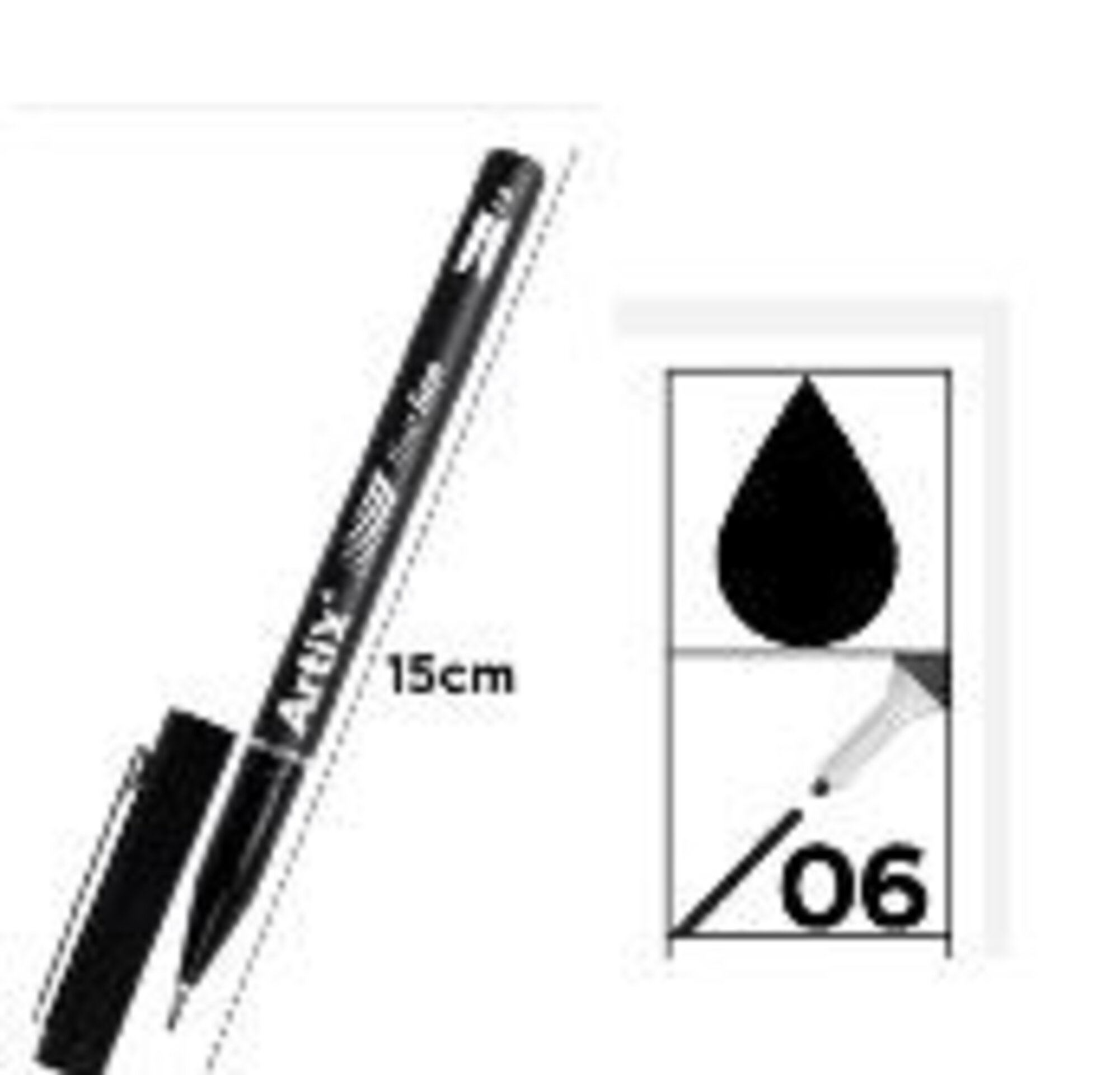 ROTULADOR CALIBRADO NEGRO - 4